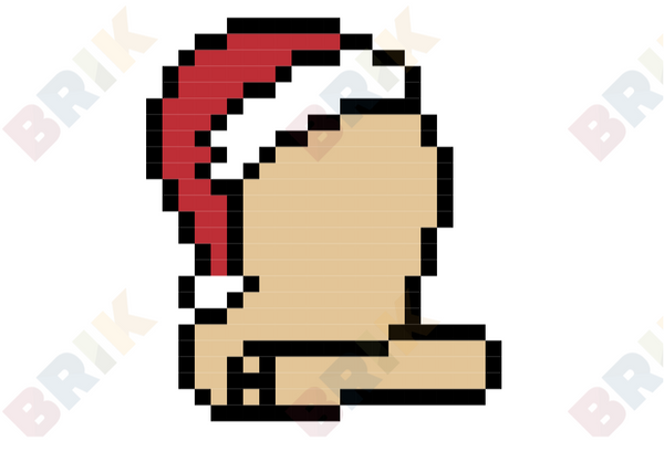 Santa's List Pixel Art