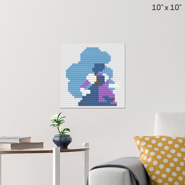 Sapphire Brick Poster