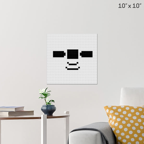 Satellite Brick Poster