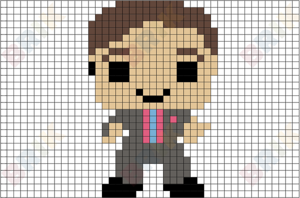 Saul Goodman Pixel Art