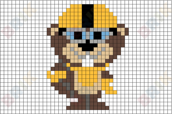 Sawtooth Pixel Art