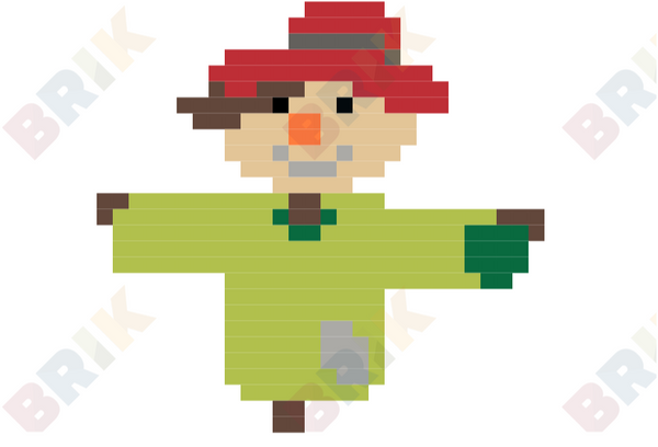 Scarecrow Pixel Art