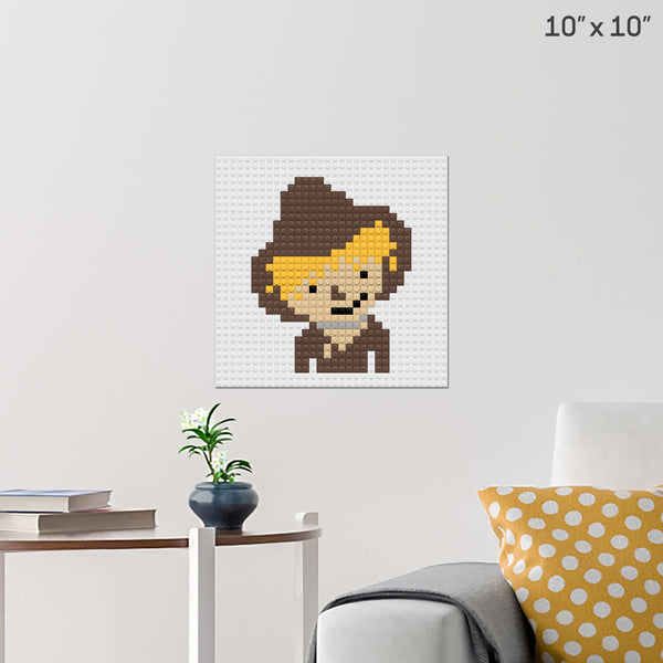 Scarecrow Brick Poster