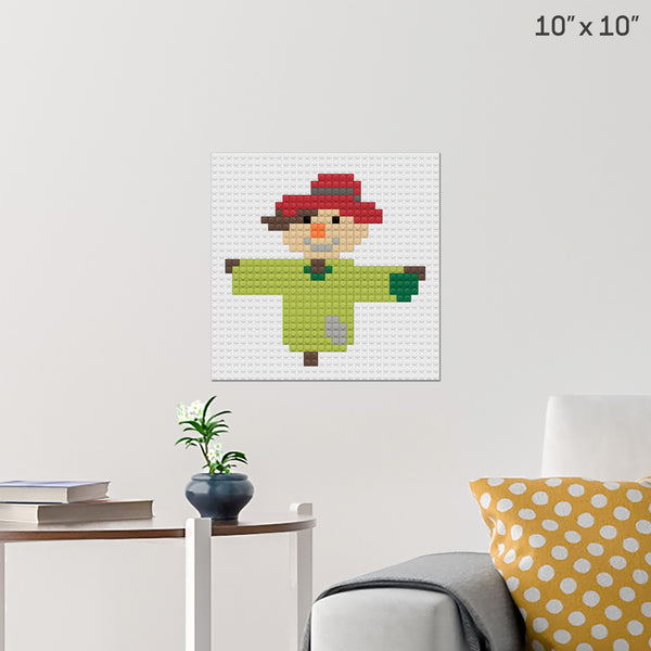Scarecrow Brick Poster