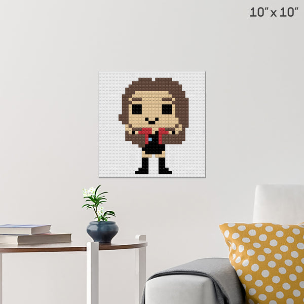 Scarlet Witch Brick Poster