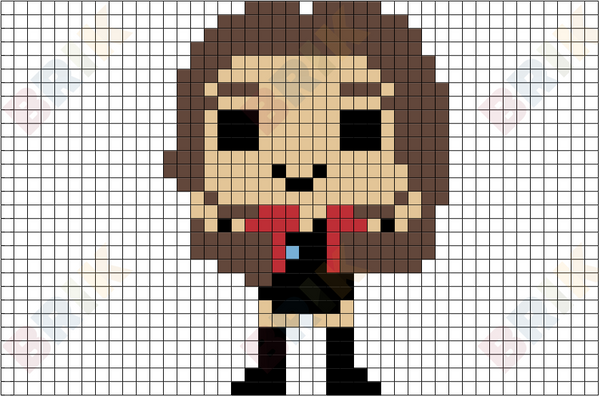 Scarlet Witch Pixel Art