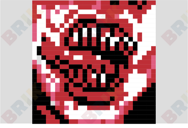 Scary Zombie Pixel Art