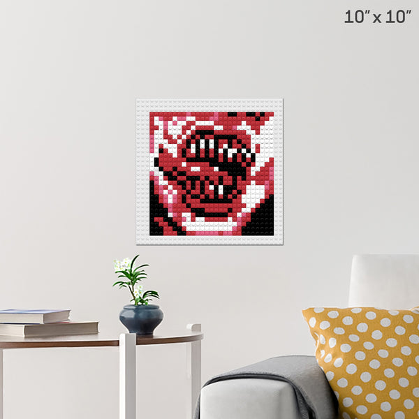 Scary Zombie Brick Poster