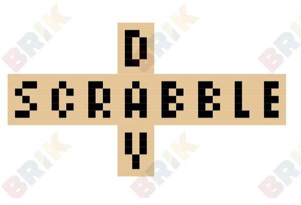 Scrabble Day Pixel Art