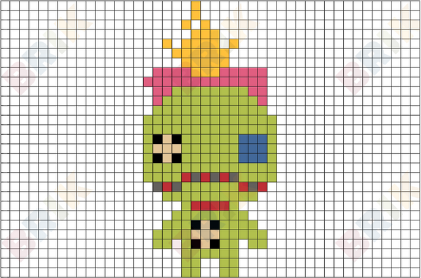 Scrump the Doll Pixel Art