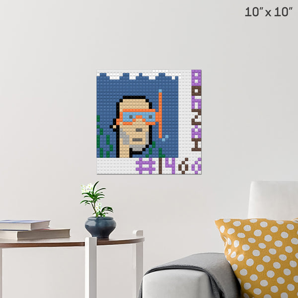 SCUBABRICKPUNK Brick Poster