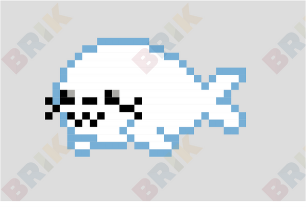 Seal Pixel Art
