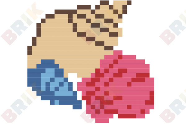 Seashell Pixel Art