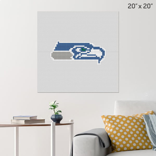 Seattle Seahawks Brick Poster