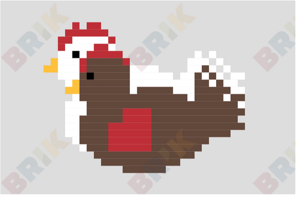 Second-Hen'd Pixel Art