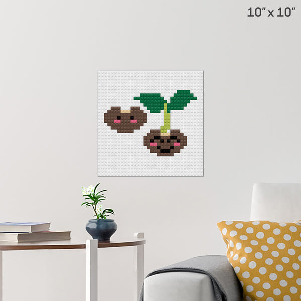 Seeds Brick Poster