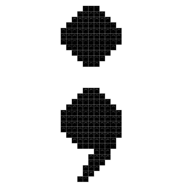 semi colon suicide prevention symbol