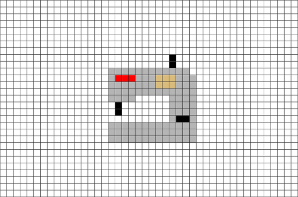 Sewing Machine Pixel Art