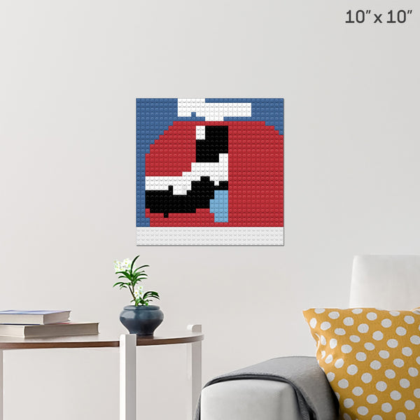 Shady man Brick Poster