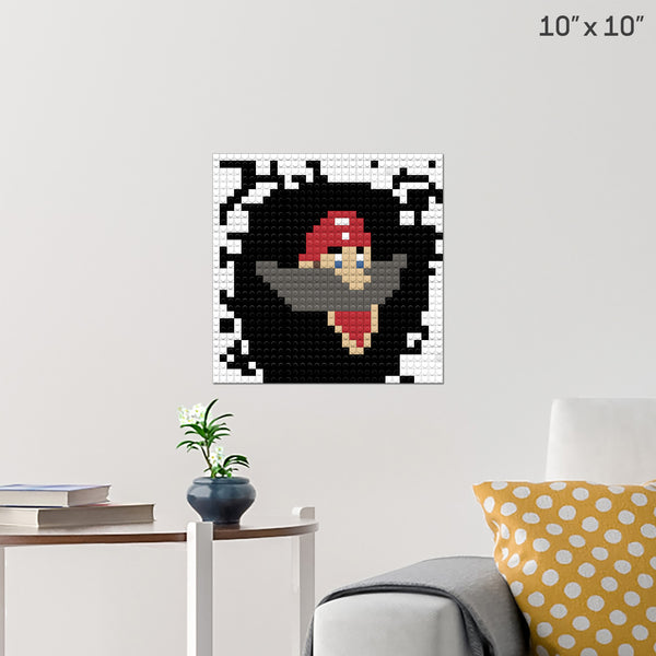 Shake your screen gently Brick Poster