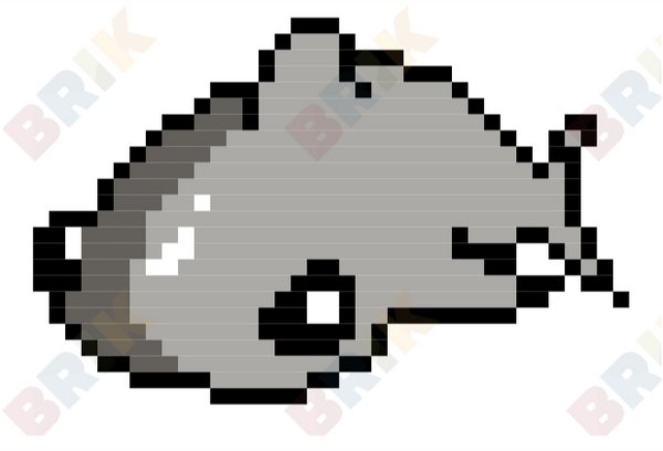 Shark Pixel Art