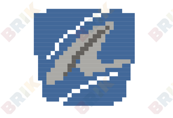 Shark Pixel Art