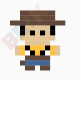 Sheriff Woody Pride Pixel Art