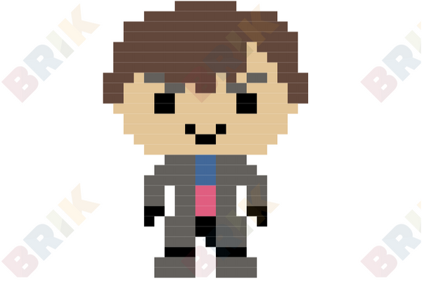 Sherlock Holmes Pixel Art