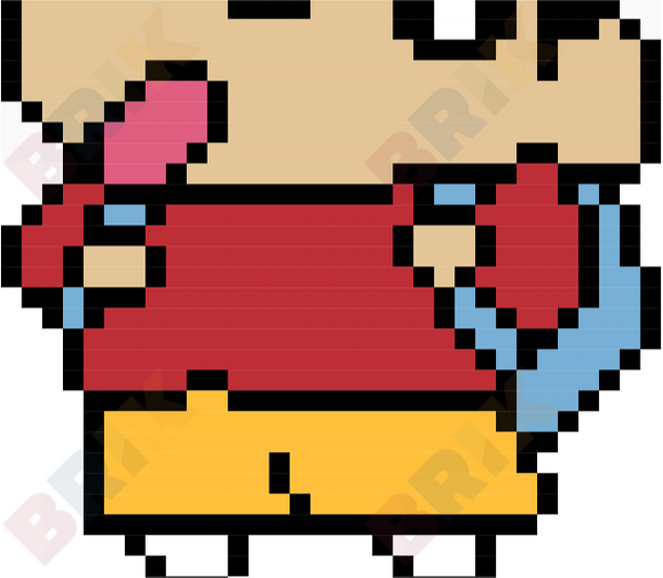 Shin Chan Pixel Art