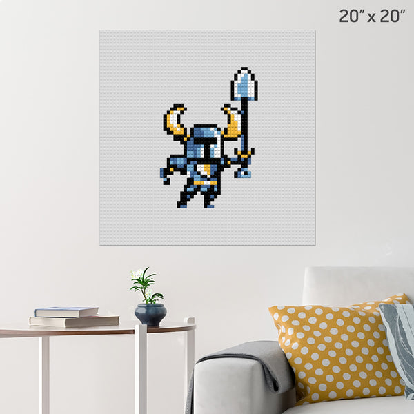 Shovel Knight Brick Poster