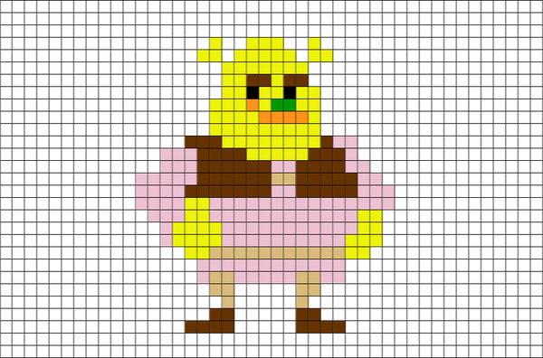 Shrek Pixel Art