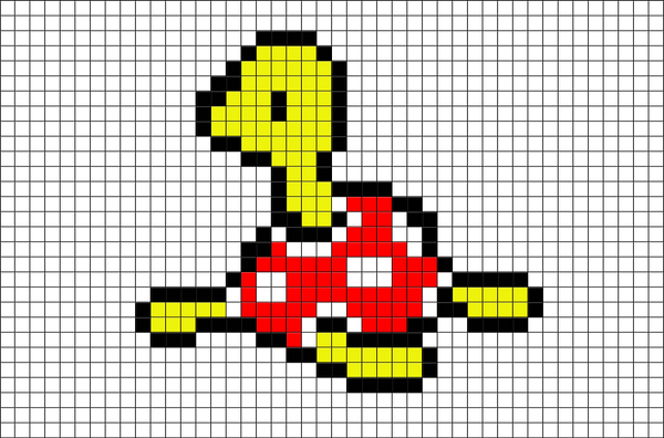 Shuckle Pokemon Pixel Art