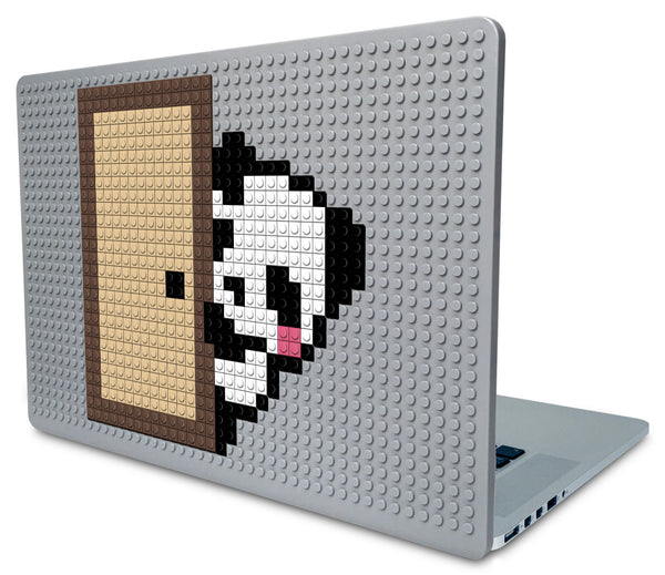 Shy Panda Bear Laptop Case