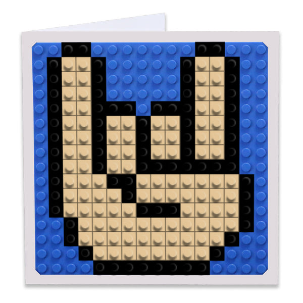 Sign of the Horns Greeting Card