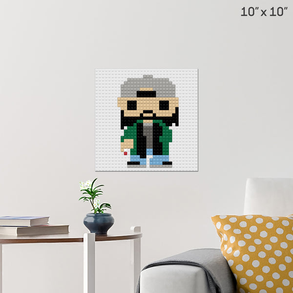 Silent Bob Brick Poster