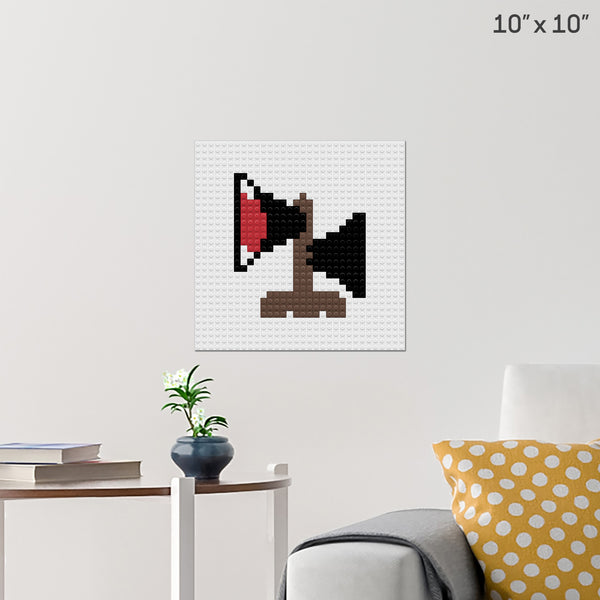 siren head by christian Brick Poster