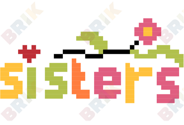 Sisters Day Pixel Art