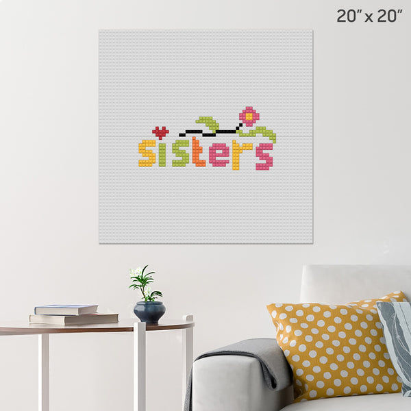 Sisters Day Brick Poster
