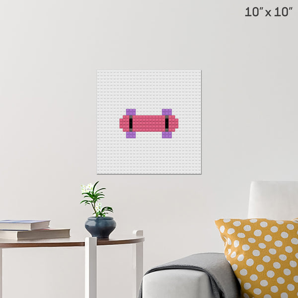 Skateboard Brick Poster