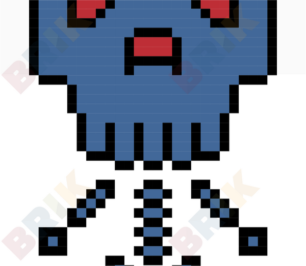 Skeleton Pixel Art