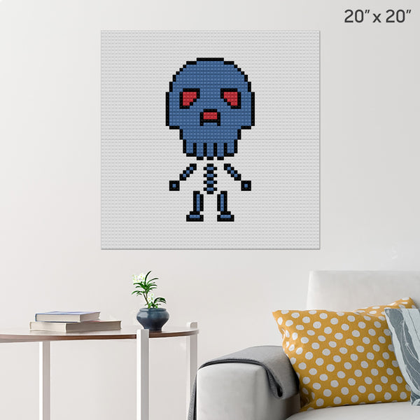 Skeleton Brick Poster