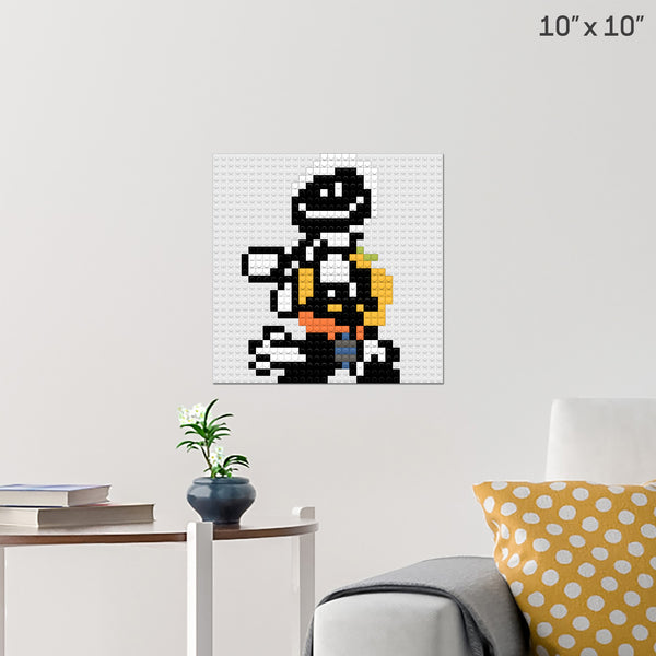 Skid & Pump Brick Poster