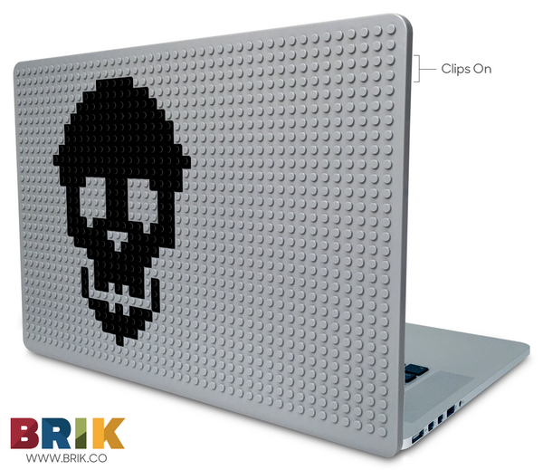 Skull 1 B&W Laptop Case