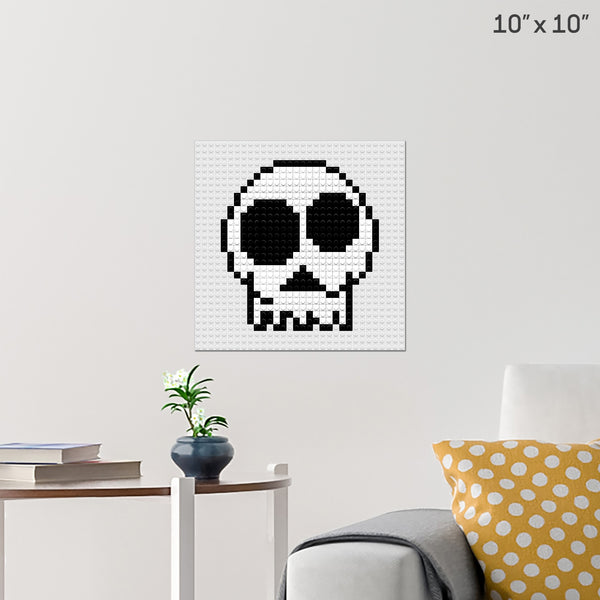 Skull Brick Poster