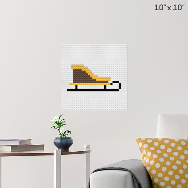 Sleigh Brick Poster