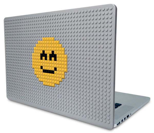 Slightly Smiling Face Emoji Laptop Case