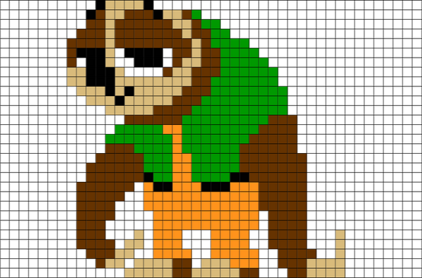 Sloth Zootopia Pixel Art