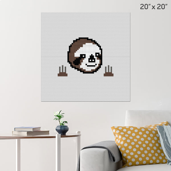 Sloth Zootopia Brick Poster
