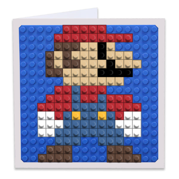 Small Mario Greeting Card