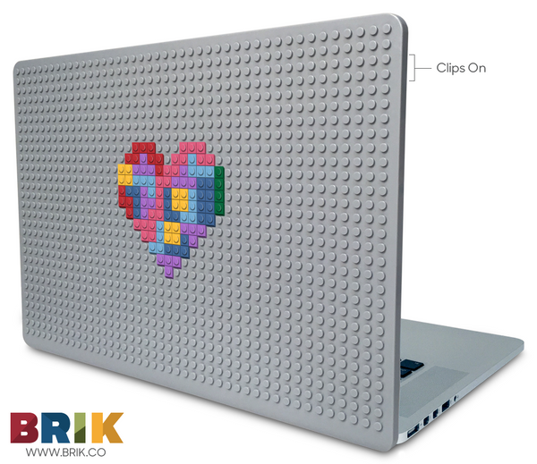 Small Tetris Heart Laptop Case